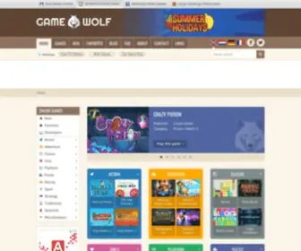 Gamewolf.games(Play the best online HTML5 games on GameWolf) Screenshot