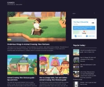 Gamexguide.com(Games guides) Screenshot