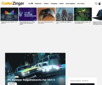 Gamezinger.com(Gamezinger) Screenshot