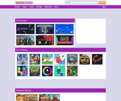 Gamezooks.com(Thank you for visiting us) Screenshot