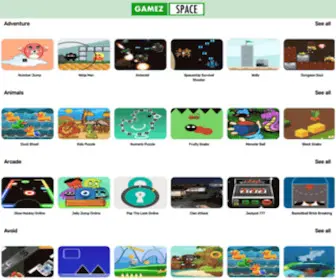 Gamezspace.net(Gamez Space) Screenshot