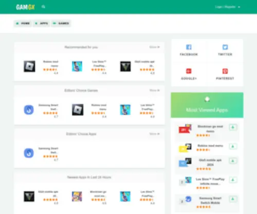 GamGX.store(GamGx CMS) Screenshot