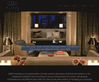 Gamhospitality.com(Hotel Management Company) Screenshot