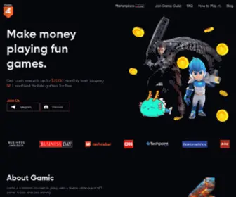 Gamic.gg(Gamic is offering Africans the opportunity to make money from playing games) Screenshot