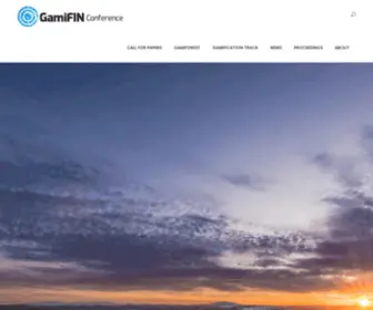 Gamifinconference.com(GamiFIN Conference) Screenshot