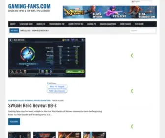 Gaming-Fans.com(SWGoH) Screenshot