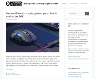 Gaming-Xperience.com(Bons Plans Gamer et Jeux Vidéo) Screenshot