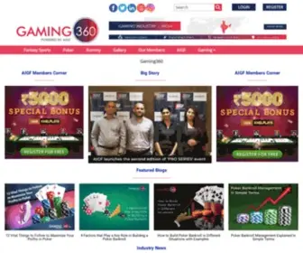 Gaming360.in(Online Gaming in India) Screenshot