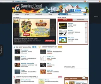 Gamingcloud.de(Kostenlose Online Spiele) Screenshot