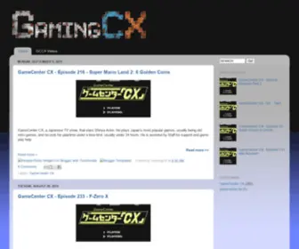 Gamingcx.com(GamingCX is a video game site) Screenshot