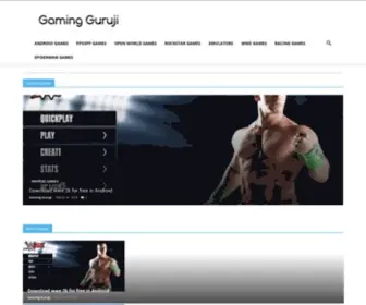 Gamingguruji.com(Gaming Guruji Blog) Screenshot