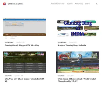 Gaminggurujiblog.com(Gaminggurujiblog) Screenshot