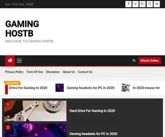 Gaminghostb.com(Gaming Hostb) Screenshot
