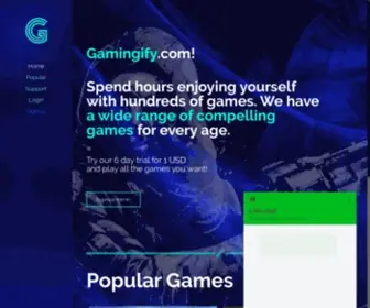 Gamingify.com(Gamingify) Screenshot