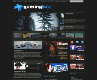 Gaminglives.com(Gaminglives) Screenshot