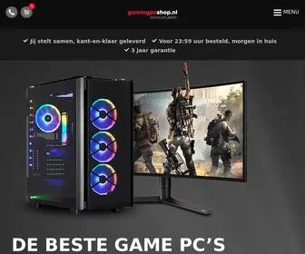 Gamingpcshop.nl(Game PC samenstellen bij) Screenshot