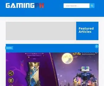 Gamingph.com(Your Video Games News & Reviews) Screenshot