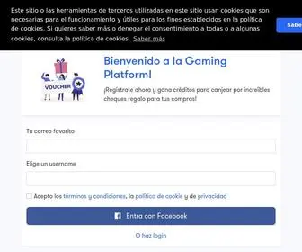 Gamingplatform.es(Gaming Platform) Screenshot