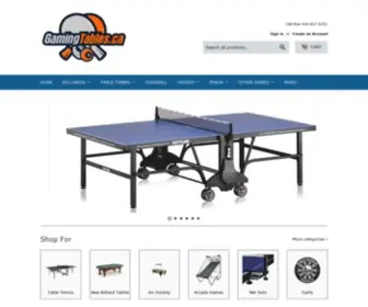 Gamingtables.ca(gamingtables) Screenshot