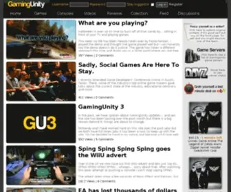 Gamingunity.com(Games, Consoles, Videos, Reviews and Podcasts) Screenshot