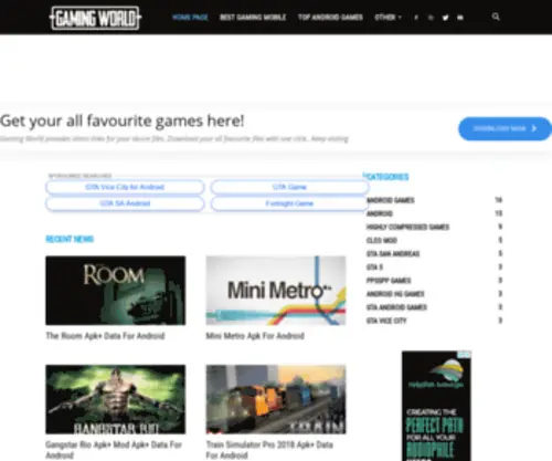 Gamingworldyt.com(Gaming World) Screenshot