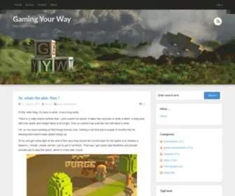 Gamingyourway.com(Gaming Your Way) Screenshot