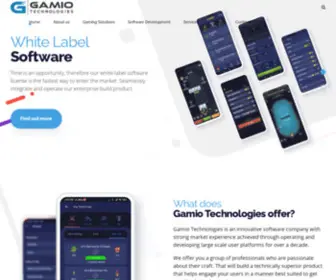 Gamiotech.com(Gamio Technologies) Screenshot