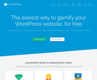 Gamipress.com(Gamification for WordPress) Screenshot