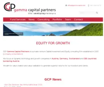 Gamma-Capital.com(GCP Gamma Capital Partners) Screenshot