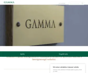 Gamma.is(Gamma) Screenshot