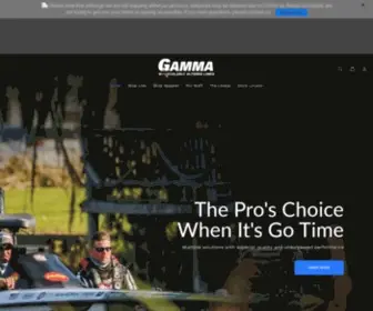 Gammafishing.com(Gamma Fishing line) Screenshot
