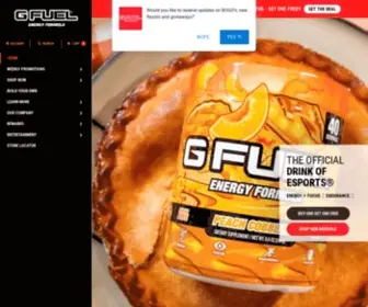 Gammalabs.net(Crush your competition today with G FUEL: The Official Energy Drink of Esports®) Screenshot