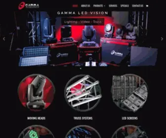 Gammaledvision.com(Gamma Led Vision) Screenshot