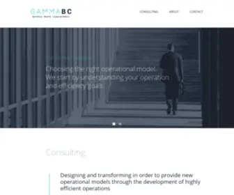 Gammamanagement.com(A consulting firm specialized in operational excellence that is based on three core areas) Screenshot