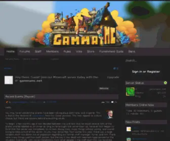 Gammamc.net(GammaMC) Screenshot