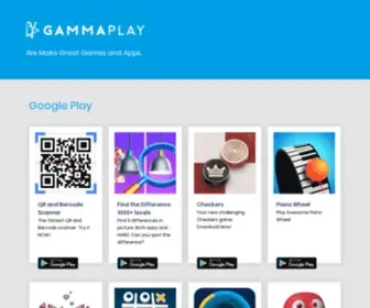 Gammaplay.com(Premium mobile Games and Apps developing and publishing company) Screenshot