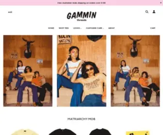 Gamminthreads.com(Gammin threads) Screenshot