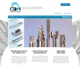 Gammons.com(Custom & Standard Reamer Manufacturer) Screenshot