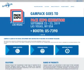 Gampack.com(Secondary packaging machines) Screenshot