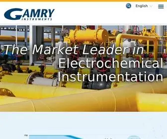 Gamry.com(Gamry the Leader in Electrochemical Impedance Spectroscopy for Battery/Fuel Cell) Screenshot
