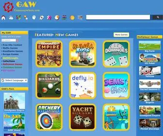 Gamsanywhere.com(Defense games) Screenshot