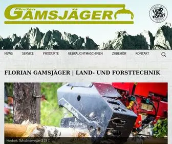 Gamsjaeger-Forst.at(GAMSJÄGER) Screenshot