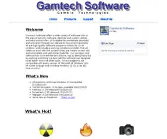 Gamtech.com(Gamtech Software Gamtech Software) Screenshot