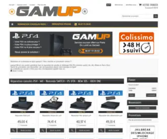 Gamup.fr Screenshot