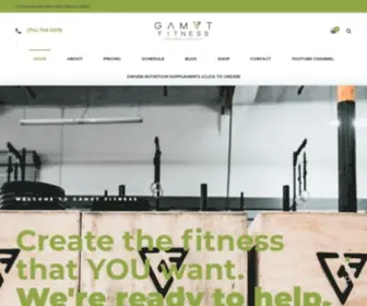 Gamutfit.com(Gamut Fitness) Screenshot