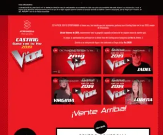 Ganacontuvoz.com(Casting Gana con tu voz 2020) Screenshot