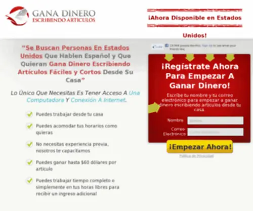 Ganadineroconarticulos.com(Gana Dinero Con Articulos) Screenshot