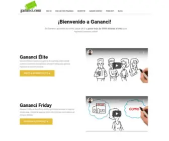 Gananci.com(Aprende cómo administrar dinero) Screenshot