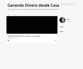 Ganandodinerodesdecasa.com(Ganando Dinero desde Casa) Screenshot