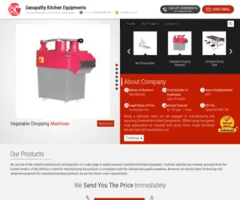 Ganapathykitchenequipments.com(Ganapathy Kitchen Equipments) Screenshot